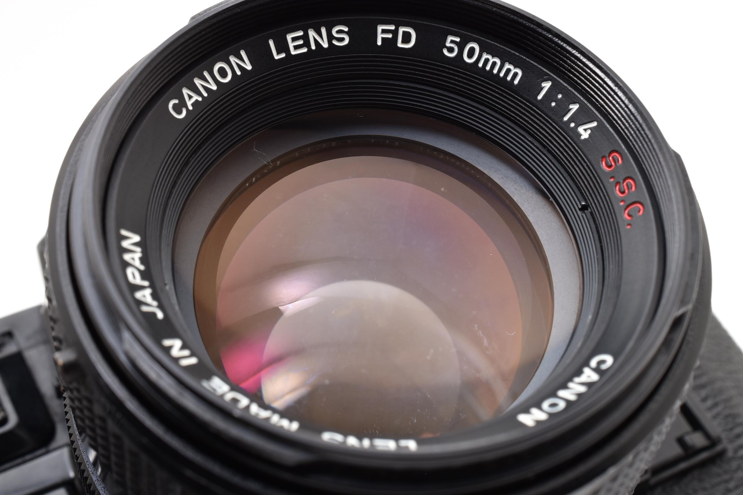 O*I様 CANON　A-1　動作未確認　レンズ付き　LENS　FD　50mm Janbox