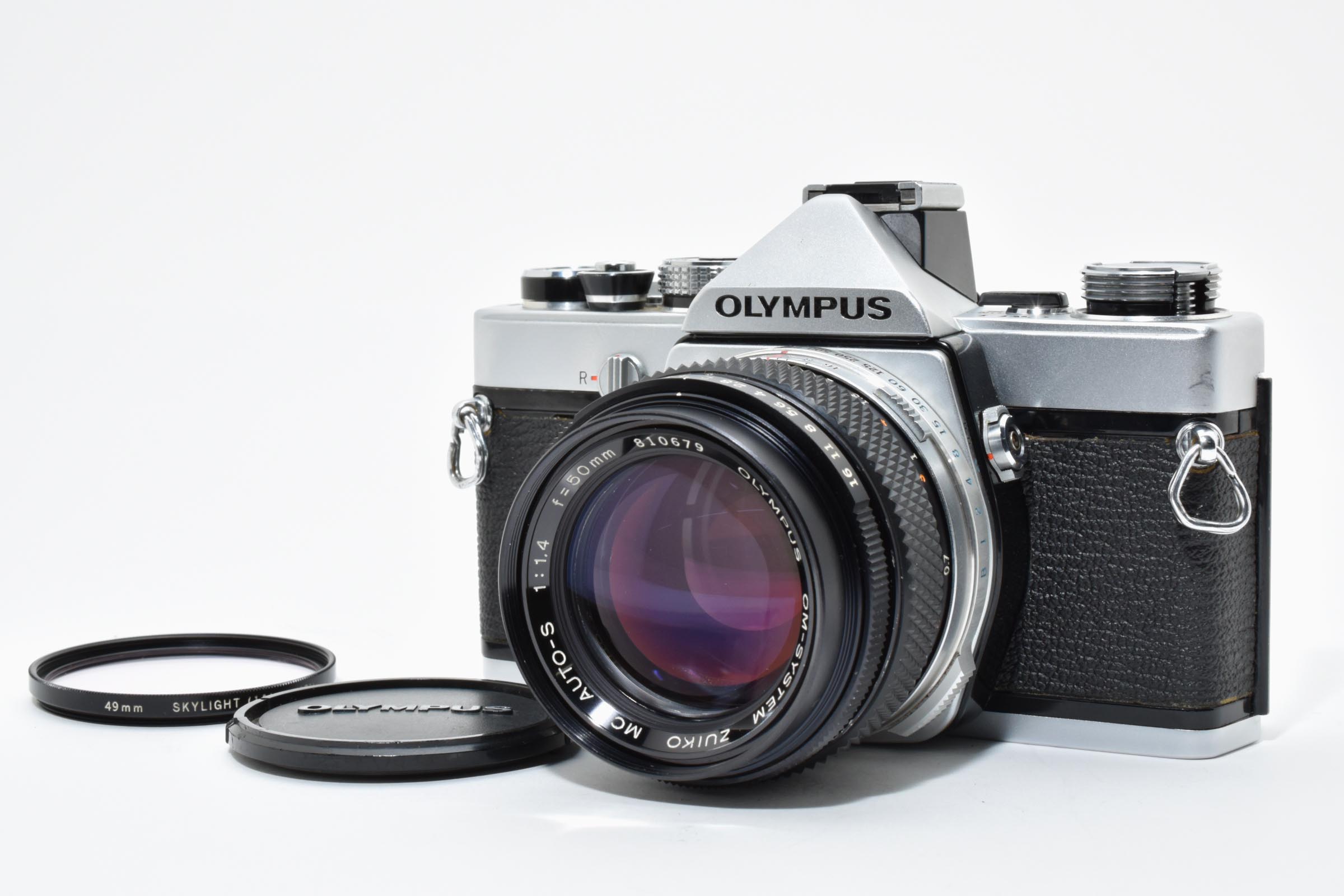 Olympus Om-1 Slr Film Camera Zuiko Mc Auto-S 50mm F1.4 【Exc+5 Olympus Om-1 Slr Film Camera Zuiko Mc Auto-S 50mm F1.4 【Exc+5