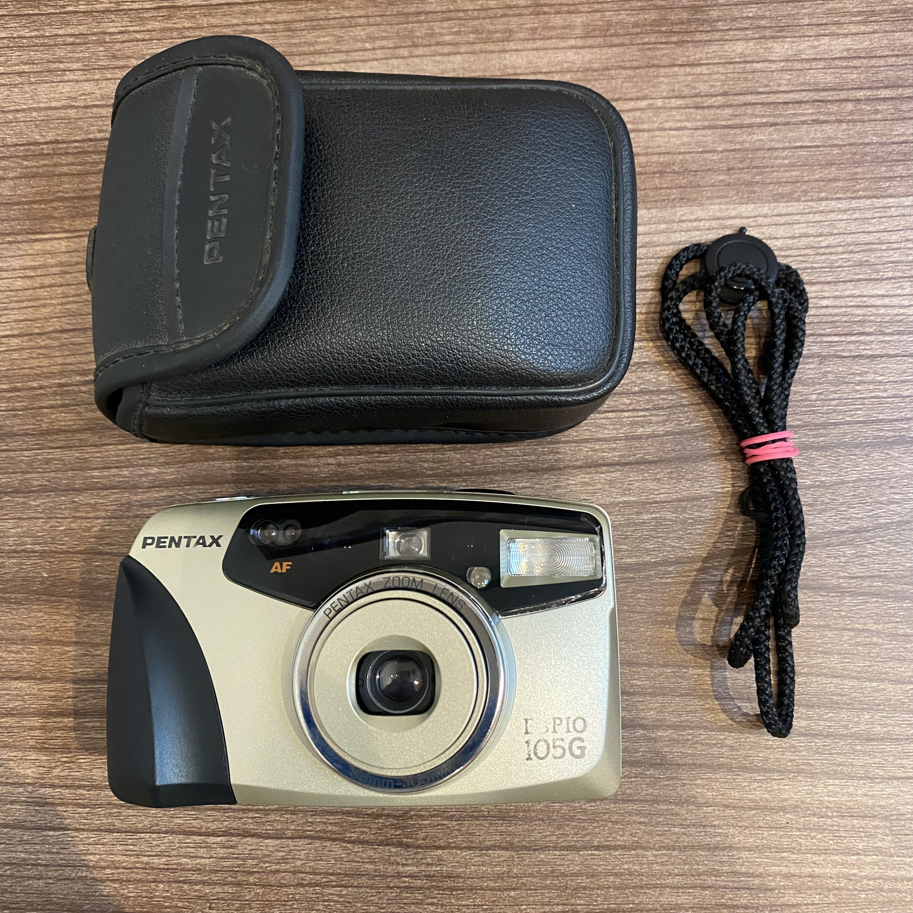 Pentax Espio 105G 35mm Point & Shoot Film Camera Tested Japan